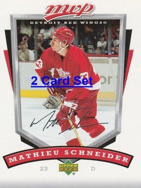 Mathieu Schneider Hockey Card Collection